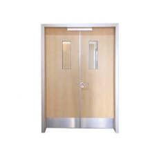 Ul listado Wood Double Fire Door Nasce